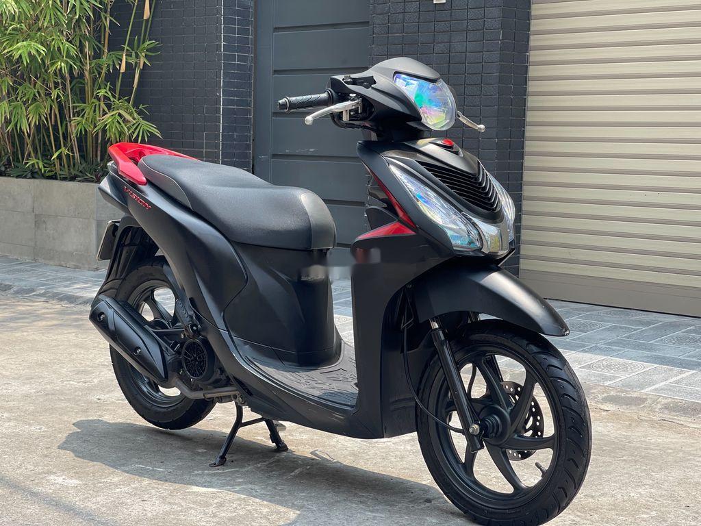 Honda Vision 2019 BSTP màu đen nhám đỏ ít đi  chodocucom