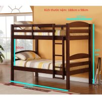 Giường tầng gỗ- Giường 2 tầng- Bunk bed