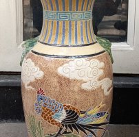 Bình gốm Biên Hòa xưa cao 43cm