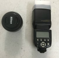Lens Nikon 35mm 1:1,8G và Flash YN565EX