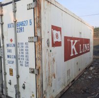 Container lạnh 20RF chứa hàng đông lạnh, thịt, hải sản, trái cây