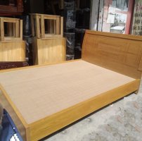 Bán rẻ Giường gỗ MDF phủ men cao cấp 1m6 cũ giá rẻ