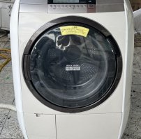 Máy giặt HITACHI BD-V9800 giặt 11kg, date 2016 - GIẶT KHỬ KHUẨN,  SẤY KHÔ GIẢM NHĂN, Còn mới 92% 