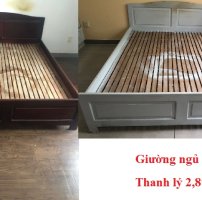 2 giường gỗ tự nhiên cao cấp xả kho bán rẻ