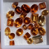 Bán phụ kiện trang sức đá quý citrine vàng mật ong tự nhiên 