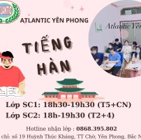Học Giao Tiếp Tiếng Hàn cùng Atlantic Yên Phong 