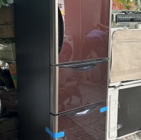 HÀNG HIẾM :Tủ lạnh HITACHI R-S2700GV 265L ĐỜI 2016 có Hút chân không, MẶT GƯƠNG NÂU ĐỎ  