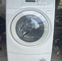 Máy giặt Sanyo AWD-AQ3000  giặt 9kg sấy 6kg, màu trắng, có giặt khử mùi Ion, có sấy khô