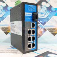 IES318-1F(SSC20KM): Switch công nghiệp hỗ trợ 1 cổng Quang tốc độ 100Base-F(X) + 7 cổng Ethernet