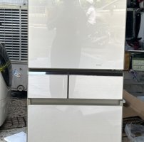 Tủ lạnh PANASONIC NR-E430GV 5 cánh, dung tích 426L, date 2015, Gương pha lê vàng cát