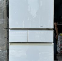  Tủ lạnh PANASONIC NR-E431GV 5 cánh, dung tích 426L, date 2016, Gương pha lê trắng, Econavi