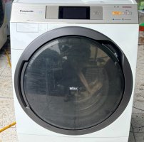  Máy giặt PANASONIC NA-VX9700 giặt 11kg sấy 6kg, cảm ứng,giặt nước nóng, LIKE NEW 95%,