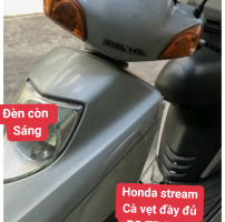 Tay ga Honda stream 125 màu  bạc biển số Tp. HCM giá 1 triệu 700