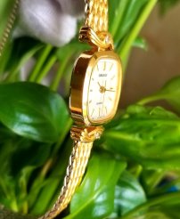 Đồng hồ nữ Orient chính hãng dây vỏ được bọc vàng Gold Plated
