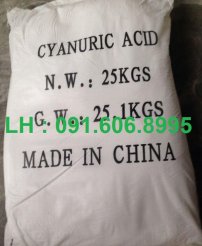 Bán CYANURIC ACID (C3N3H3O3) 25kg/Bao Uy Tín SLL Tại Đồng Nai