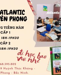 Học tiếng Hàn giao tiếp đạt chuẩn tại Atlantic Yên Phong 