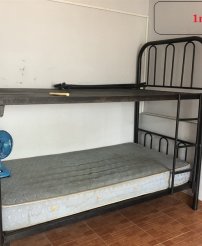 Thanh lý giường tầng sắt 1mx2m dày dặn, dùng tốt