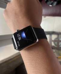 Apple watch seri 1 thép trắng