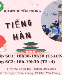 Học Giao Tiếp Tiếng Hàn cùng Atlantic Yên Phong 