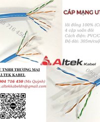Mua bán cáp mạng UTP Cat6 Altek Kabel giá cạnh tranh