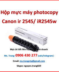 Mực máy photo Canon ir 2545/2545w chính hãng giá rẻ