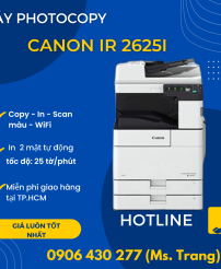 Máy photocopy Canon ir 2625i tốc độ in 25 trang/phút giá rẻ