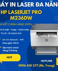 máy in đen trắng hp laserjet pro mfp m236dw giá rẻ