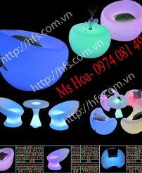 Bàn led ghế led phát sáng 16 màu