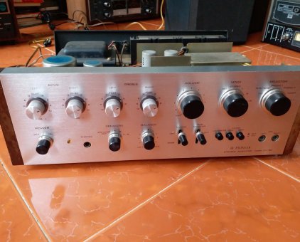   Amply Pioneer model SA 90 xuất âm tụ sản xuất tại Nhật-1