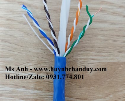 Cáp mạng LAN Hosiwell Cat.6E UTP 4 Pair x 23AWG Horizontal Cable 