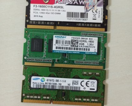RAM LAPTOP DDR3L  8GB, 4GB - BUS 1600 (PC3 1600) Zin Tháo Máy Chính Hãng-1