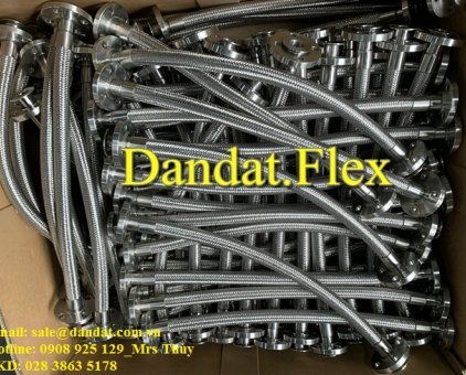 Khớp nối mềm inox DN125 | khớp nối mềm inox chống rung | khớp giảm chấn | flexible Hose -4