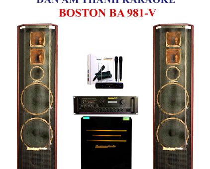 Dàn âm thanh karaoke gia đình BOSTON BA 981V âm thanh cực hay-1